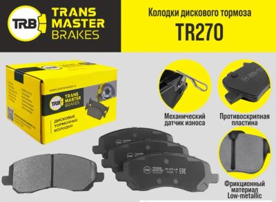 Лот: 23511058. Фото: 1. Колодки Transmaster TR270\89716... Тормозная система