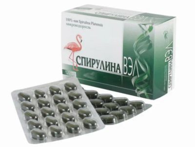 Лот: 23989697. Фото: 1. Спирулина ВЭЛ таб. №120. Народная медицина, БАДы
