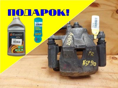 Лот: 18529316. Фото: 1. Суппорт Toyota Vitz KSP90 1KRFE... Тормозная система