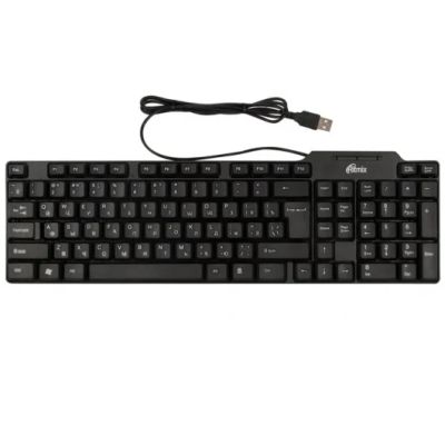 Лот: 9218697. Фото: 1. Клавиатура Ritmix RKB-111, USB... Клавиатуры и мыши