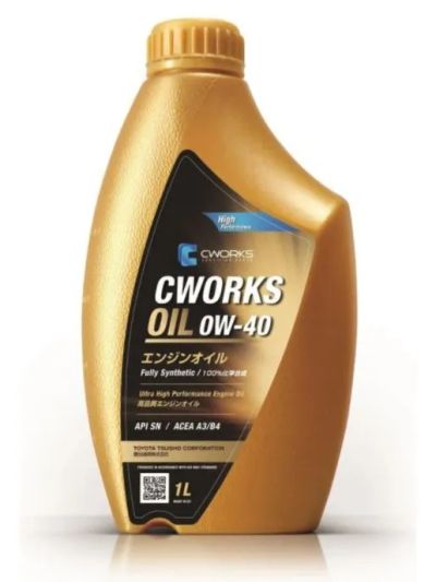 Лот: 20068167. Фото: 1. CWORKS OIL 0W40 SN, A3/B4 1 л... Масла, жидкости