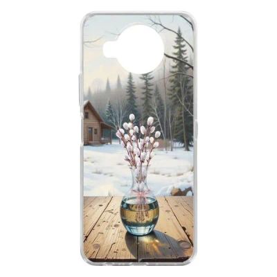 Лот: 25134760. Фото: 1. Чехол Krutoff Clear Case "Верба... Чехлы, бамперы