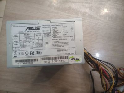 Лот: 20007369. Фото: 1. Блок питания ASUS 500W (ATX-500H... Корпуса, блоки питания