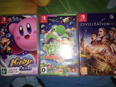 Лот: 15600917. Фото: 1. Продам игры для Nintendo Switch... Игры для консолей