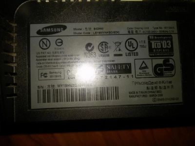 Лот: 10601331. Фото: 1. Монитор Samsung SyncMaster 943NW. ЖК-мониторы