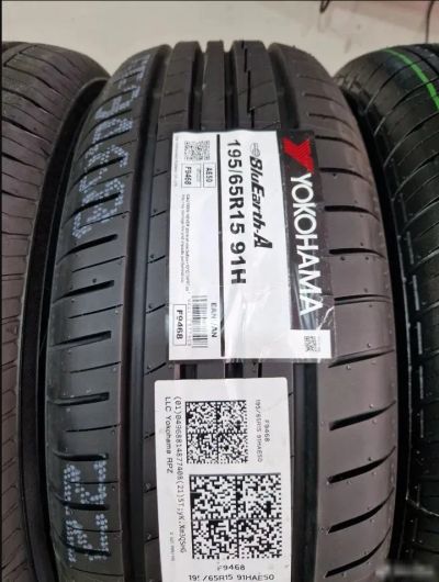 Лот: 20008839. Фото: 1. шины 195/65 R15 Yokohama Bluearth... Шины