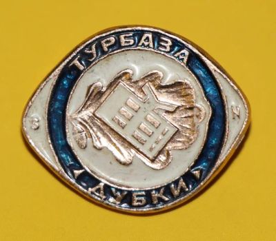Лот: 7631412. Фото: 1. Знак Турбаза Дубки. (Пл. Туризм... Сувенирные