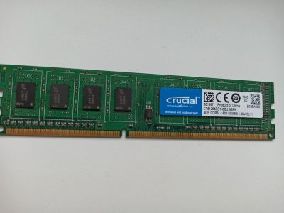 Лот: 16291242. Фото: 1. ОЗУ DDR 3 DDR3L ddr3 Crucial 4Gb... Оперативная память