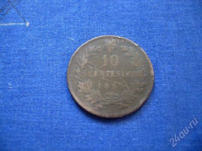 Лот: 162833. Фото: 1. Италия 1863г. 10 centesimi. Европа