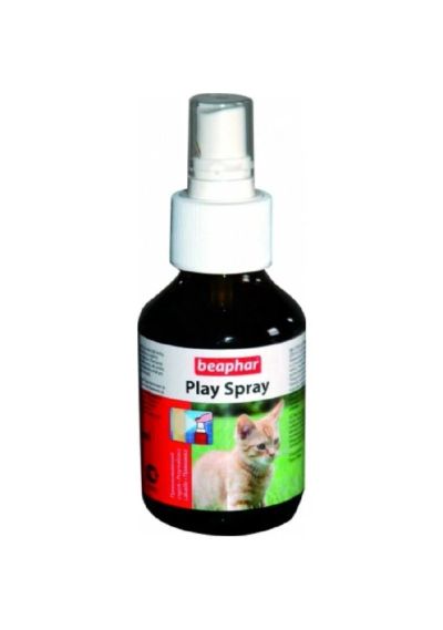 Лот: 4848941. Фото: 1. Спрей Beaphar Play Spray для привлечения... Миски, лотки, наполнители