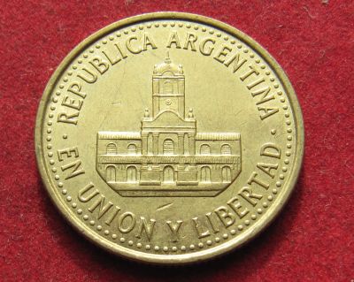 Лот: 20032121. Фото: 1. Аргентина 25 сентаво, 2010 г. Америка