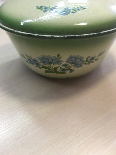 Лот: 15129293. Фото: 1. Большой чугунок с крышкой СССР... Жаровни, казаны