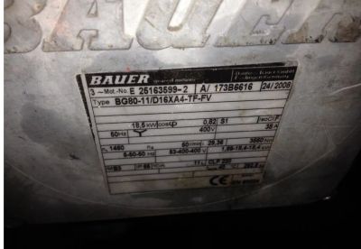 Лот: 10978731. Фото: 1. Мотор редуктор BAUER. Промышленное