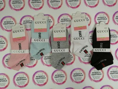 Лот: 16733830. Фото: 1. Носки женские Gucci короткие 5... Носки