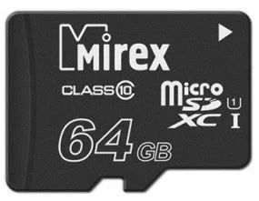 Лот: 18406219. Фото: 1. Карта памяти MicroSDHC Mirex 64Gb... Карты памяти