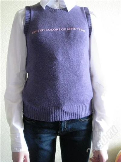 Лот: 392046. Фото: 1. Жилетка детская Benetton(11-12... Другое (дети растут)