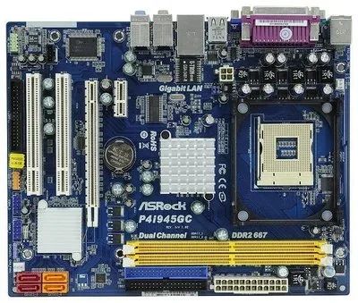 Лот: 1764432. Фото: 1. AsRock P4i945GC/S.478/DDR2 667... Материнские платы