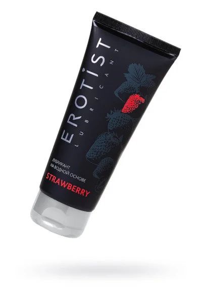 Лот: 15947654. Фото: 1. Лубрикант "Erotist Strawberry... Интимная косметика, смазки