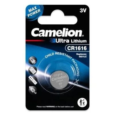 Лот: 25794727. Фото: 1. Батарейка Camelion CR1616/1BL... Батарейки, аккумуляторы, элементы питания