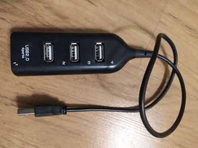 Лот: 11801320. Фото: 1. USB хаб hub 2.0 концентратор 4... USB хабы