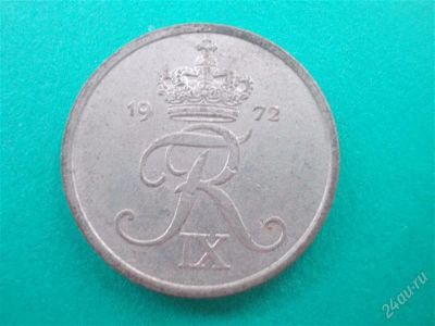 Лот: 2678781. Фото: 1. Дания 1 оре 1972 год. (1-40). Остальные страны
