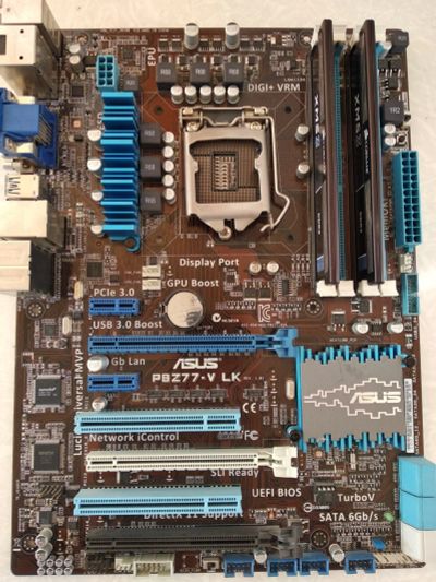 Лот: 16507706. Фото: 1. Материнская плата lga 1155 asus... Материнские платы
