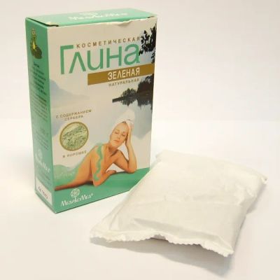Лот: 24004085. Фото: 1. Глина косметическая зеленая с... Лекарства