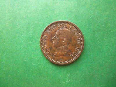 Лот: 18658395. Фото: 1. Испания 2 сентимо 1912 г. Король... Европа