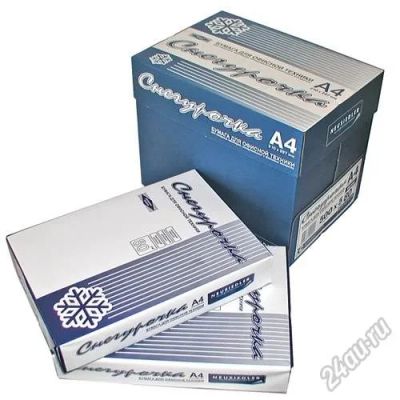 Лот: 5751785. Фото: 1. Бумага А4 формата Снегурочка. Бумага