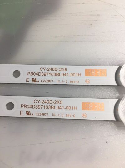 Лот: 14893493. Фото: 1. набор подсветки , led string... Запчасти для телевизоров, видеотехники, аудиотехники