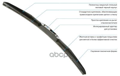 Лот: 14078843. Фото: 1. Щётка стеклоочистителя гибридная... Другое (автозапчасти)