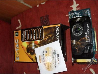 Лот: 434538. Фото: 1. Видео-карта GeForce 9600 gso... Видеокарты