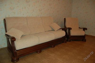 Лот: 1972303. Фото: 1. Продам диван+кресло!. Кресла, пуфы
