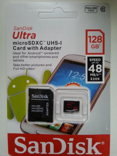 Лот: 5176296. Фото: 1. Карта памяти SanDisk microSDXC... Карты памяти