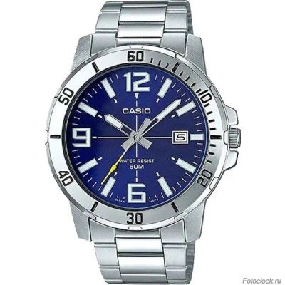 Лот: 21236540. Фото: 1. Casio MTP-VD01D-2B. Оригинальные наручные часы