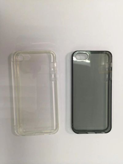 Лот: 9673887. Фото: 1. Чехол iPhone 5/5S силикон прозрачный... Чехлы, бамперы