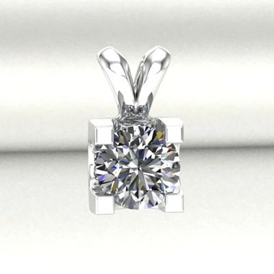 Лот: 25384374. Фото: 1. Колье с бриллиантом. Колье