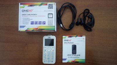 Лот: 14559303. Фото: 1. Телефон ONEXT Care-Phone 4 / сотовый... Кнопочные мобильные телефоны