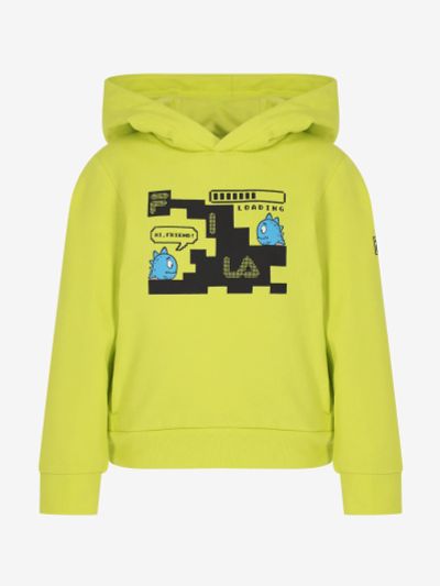 Лот: 22573790. Фото: 1. Худи для мальчиков FILA, Зеленый. Другое (спортивная одежда)