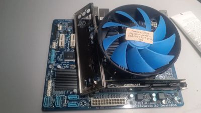 Лот: 25787570. Фото: 1. Pentium G2030 + Gigabyte GA-H61M-DS2... Комплекты запчастей