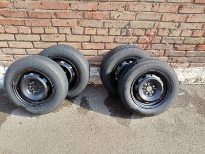 Лот: 23245737. Фото: 1. Комплект летних колес 185/70/14... Шины на дисках