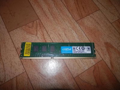 Лот: 11005353. Фото: 1. оперативная память ddr3 4 gb crucial... Оперативная память