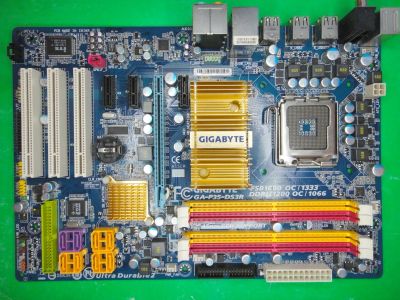 Лот: 18391158. Фото: 1. Материнская плата Gigabyte GA-P35-DS3R. Материнские платы