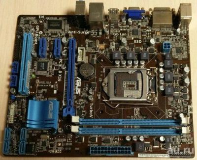 Лот: 11188643. Фото: 1. Материнская плата ASUS LGA1155... Материнские платы