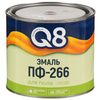 Лот: 25301994. Фото: 1. Эмаль Formula Q8, ПФ-266, алкидная... Краски, лаки, растворитель