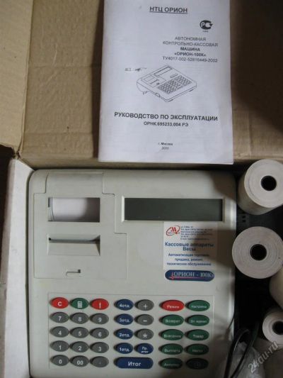 Лот: 5955122. Фото: 1. Кассовый аппарат Орион-100К. Торговое