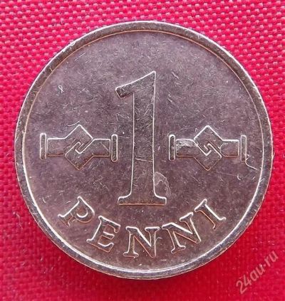 Лот: 2580054. Фото: 1. (№2326-7/LF) 1 пенни 1963 (Финляндия... Европа