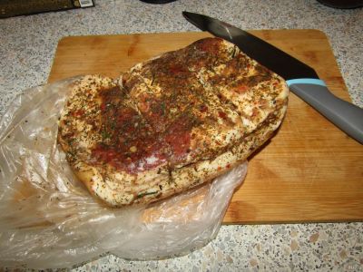 Лот: 15102386. Фото: 1. Сало вареное в рассоле с прослойками. Мясо, птица, яйцо