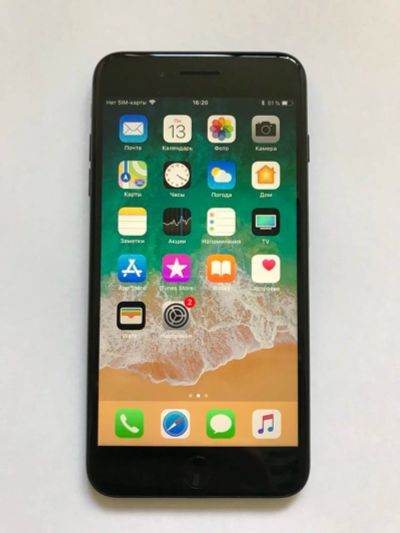 Лот: 11933374. Фото: 1. iPhone 7 Plus 32gb Jet Black. Смартфоны