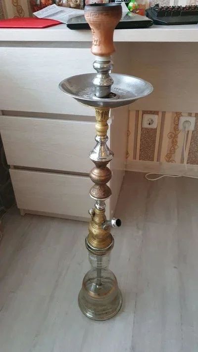 Лот: 15347115. Фото: 1. Кальян khalil mamoon trimetal. Аксессуары и запчасти для кальянов